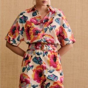 Sezane x Momoni Floral Romper